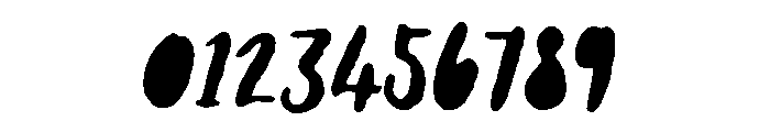 Lullabies Regular Fill Font OTHER CHARS