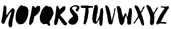 Lullabies Regular Fill Font UPPERCASE