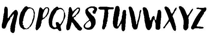 Lullabies Regular Font UPPERCASE