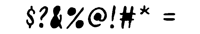 Lullabies Text Fill Font OTHER CHARS