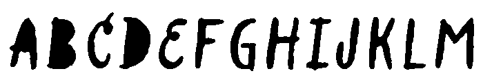 Lullabies Text Fill Font UPPERCASE