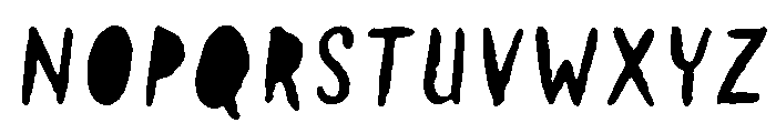 Lullabies Text Fill Font UPPERCASE