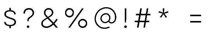 Lulo Clean One Font OTHER CHARS