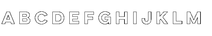 Lulo Clean Outline Bold FONT