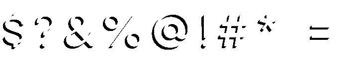 Lulo Clean Three Font OTHER CHARS