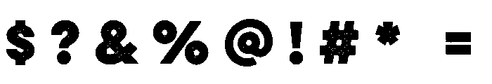 Lulo One Bold Font OTHER CHARS