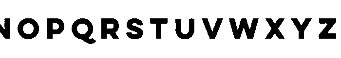 Lulo One Bold Font LOWERCASE