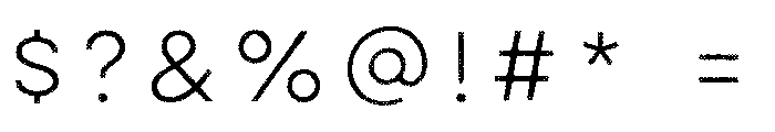 Lulo One Font OTHER CHARS