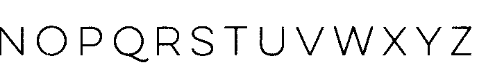 Lulo One Font LOWERCASE