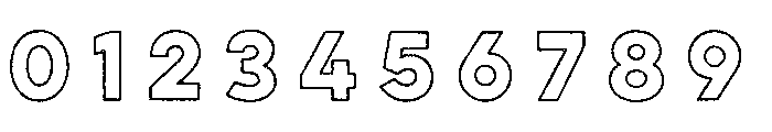 Lulo Outline Bold Font OTHER CHARS