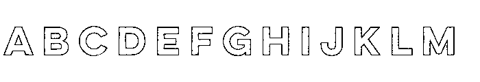 Lulo Outline Bold FONT