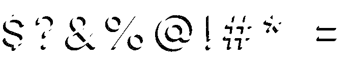 Lulo Three Font OTHER CHARS