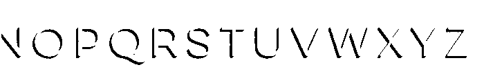 Lulo Three Font UPPERCASE