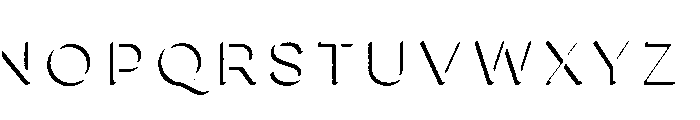 Lulo Three Font LOWERCASE