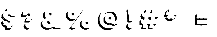 Lulo Two Bold Font OTHER CHARS