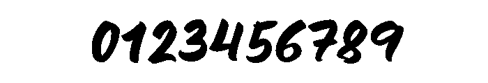 Lumios Brush Regular Font OTHER CHARS