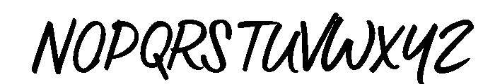 Lumios Marker Regular Font UPPERCASE