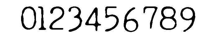 Lumios Typewriter Old Font OTHER CHARS
