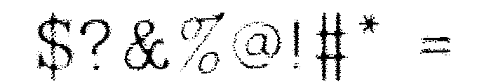 Lumios Typewriter Tape Font OTHER CHARS