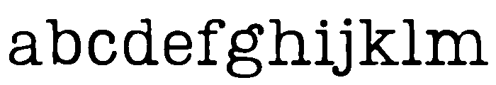 Lumios Typewriter Used FONT