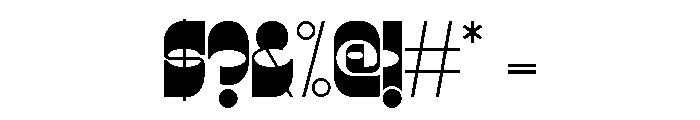 Lunatique Regular Font OTHER CHARS