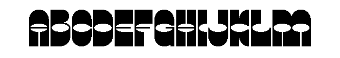 Lunatique Regular Font UPPERCASE