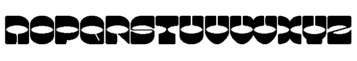 Lunatique Rounded Ultra Expanded Font UPPERCASE