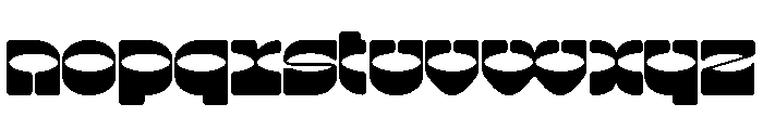 Lunatique Rounded Ultra Expanded Font LOWERCASE