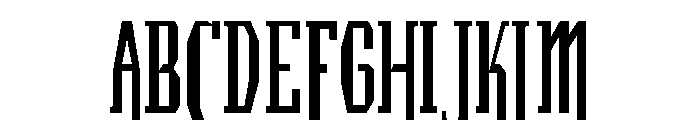 Luncheonette Regular Font UPPERCASE