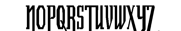 Luncheonette Regular Font UPPERCASE