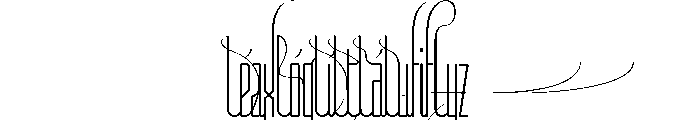 Lunga Extras Font LOWERCASE