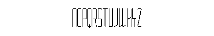 Lunga Versalita Font LOWERCASE