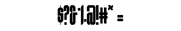 Lustig Elements Regular Font OTHER CHARS