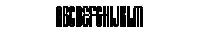 Lustig Elements Regular Font UPPERCASE