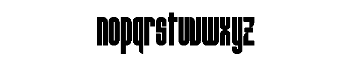 Lustig Elements Regular Font LOWERCASE