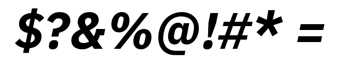 LVC Sans Bold Italic Font OTHER CHARS