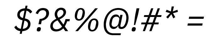 LVC Sans Italic Font OTHER CHARS