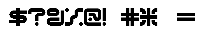 LXII Bold Instance Font OTHER CHARS