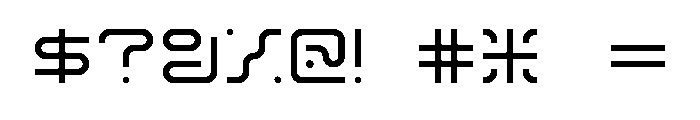LXII Regular Instance Font OTHER CHARS