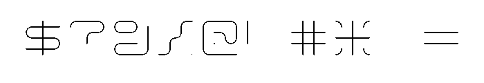 LXII Thin Instance Font OTHER CHARS