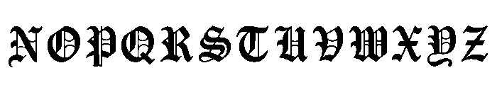 Lycae Regular Font LOWERCASE