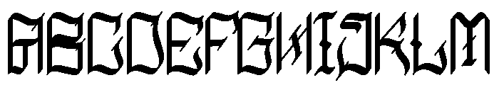 Lycolips Font UPPERCASE