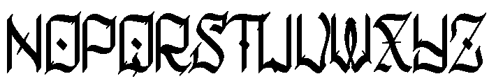 Lycolips Font UPPERCASE