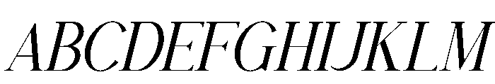 Lyodia Lover Italic Font UPPERCASE