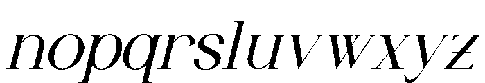Lyodia Lover Italic Font LOWERCASE