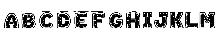 Lyons Regular Font UPPERCASE
