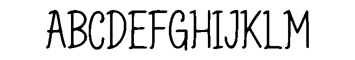 Lyricora Font UPPERCASE