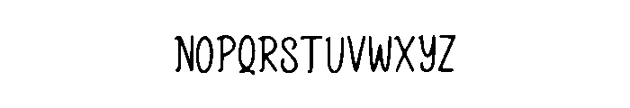 Lyricora Font LOWERCASE