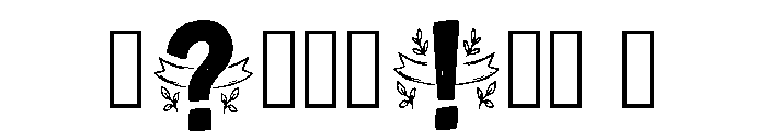 Lysimache Regular Font OTHER CHARS