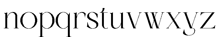 Lysoule Regular Font LOWERCASE